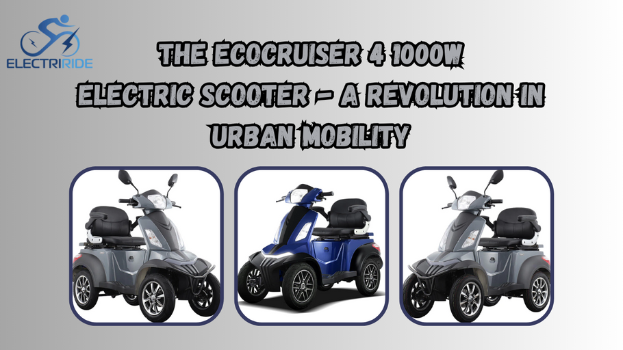 Introducing the ECOCRUISER 4 1000W Electric Scooter: A Revolution in Urban Mobility