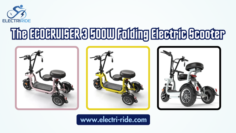 Unleash Your Adventure: The ECOCRUISER 3 500W Folding Electric Scooter