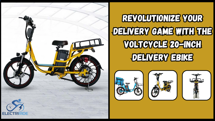 Revolutionize Your Delivery Game with the VOLTCYCLE 20-Inch Wheels Cargo Delivery Ebike