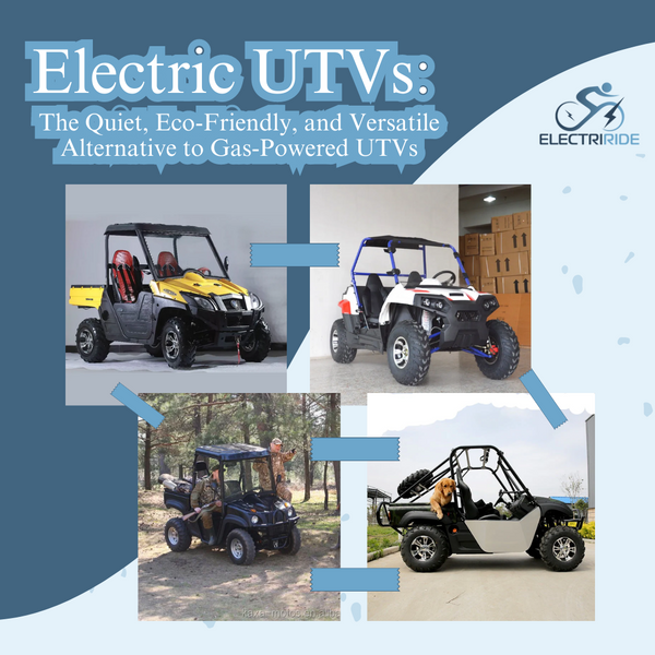 Electric UTVs: The Quiet, Eco-Friendly, and Versatile Alternative to Gas-Powered UTVs