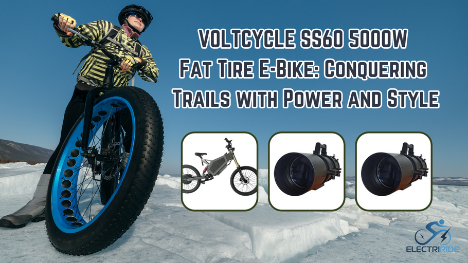 VOLTCYCLE SS60 5000W Fat Tire E-Bike: Conquering Trails with Power and Style