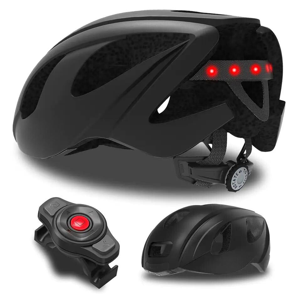 LED Walkie Talkie E-Bike Helmet (7672328716449)