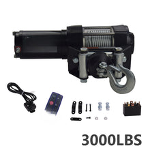 Load image into Gallery viewer, FAV 3000lbs UTV Steel Cable Winch (7672561762465)
