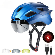 Load image into Gallery viewer, Adjustable USB Rechargeable Bike Helmet (7672288936097)
