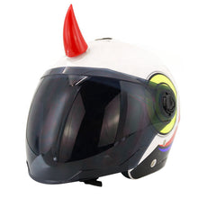 Load image into Gallery viewer, RIDEREADY Devil Horns Rubber Motorcycle Helmet (7673351045281)
