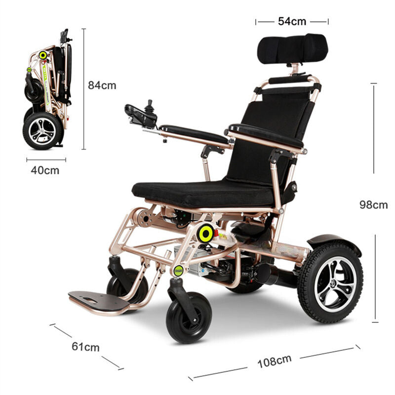 EZYCHAIR Folding Portable Power Wheelchair (7676169519265)