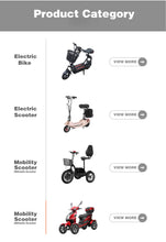 Load image into Gallery viewer, TRIAD Electric Motorized 3-Wheel Trike Scooter (7672357978273)

