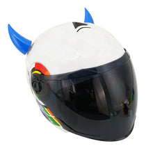 Load image into Gallery viewer, RIDEREADY Devil Horns Rubber Motorcycle Helmet (7673351045281)

