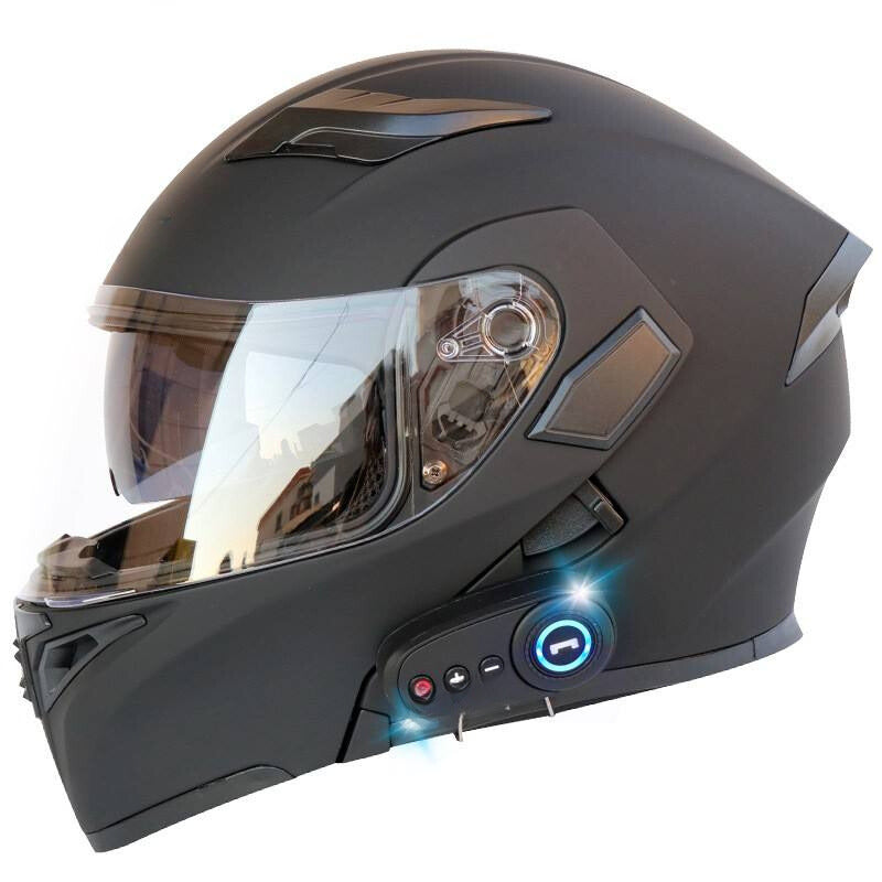 RIDEREADY Electric Double Lens Custom Motorcycle Helmet (7676031795361)