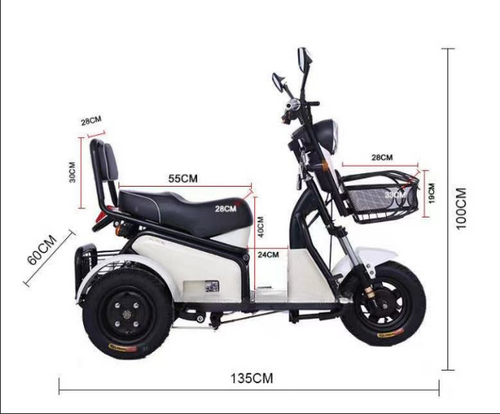 TRIAD Electric Motorized Tricycle for Adults (7672376918177)