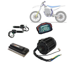 Load image into Gallery viewer, TOURATECH SIA Kit 7500W QS138 90H 120KMPH IPM Mid Drive Motor Kits Powertrain for Electric Offroad Dirtbike ATV with EM150 EM150-2 (7669714452641)
