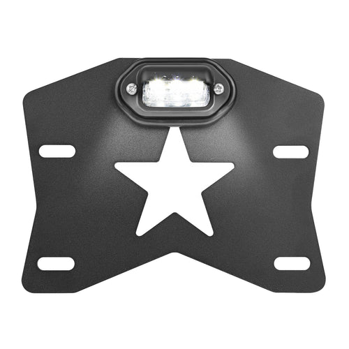 FAV ATV/UTV Parts Accessories Led Light License Plate Frame Holder Mounting Bracket (7672567660705)