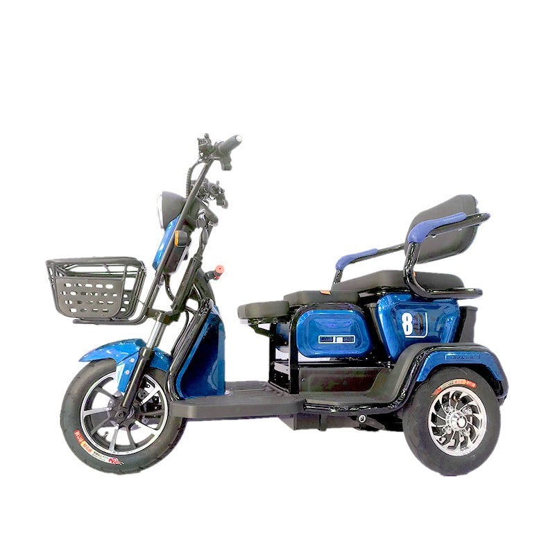 TRIAD Electric Cargo Tricycles with Front and Rear Baskets (7672379998369)