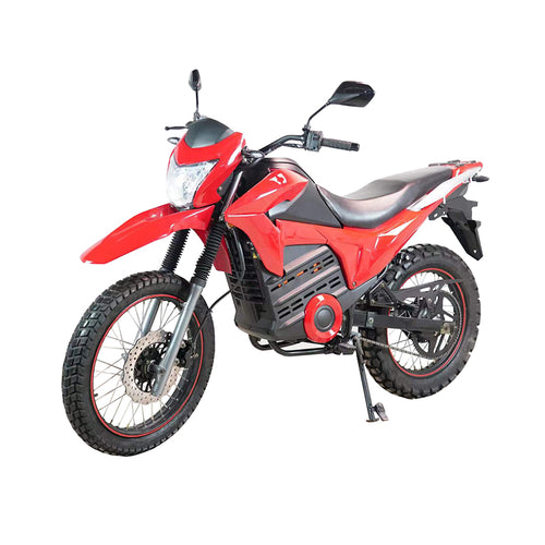 MOTOFLOW Red Electric Off-Road Motorcycle (7674239123617)