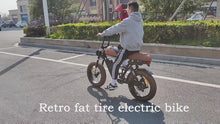 Load and play video in Gallery viewer, VOLTCYCLE 500W 1000W Fat Tire E-bike
