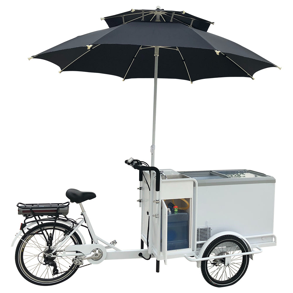 TRIAD Electric Cargo Tricycle with Coffee Vending and Food Cart (7672379048097)