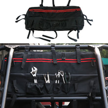 Load image into Gallery viewer, FAV Black ATV UTV Large Roll Cage Accessories Rear Trunk Storage Bags Organizer (7672569233569)
