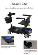 Load image into Gallery viewer, ECOCRUISER 4 New Electric 4 Wheel Disabled Mobility Folding Foldable Scooter For Elderly or Handicapped Power Scooter (7675470807201)
