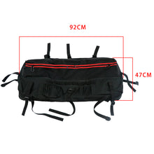 Load image into Gallery viewer, FAV Black ATV UTV Large Roll Cage Accessories Rear Trunk Storage Bags Organizer (7672569233569)
