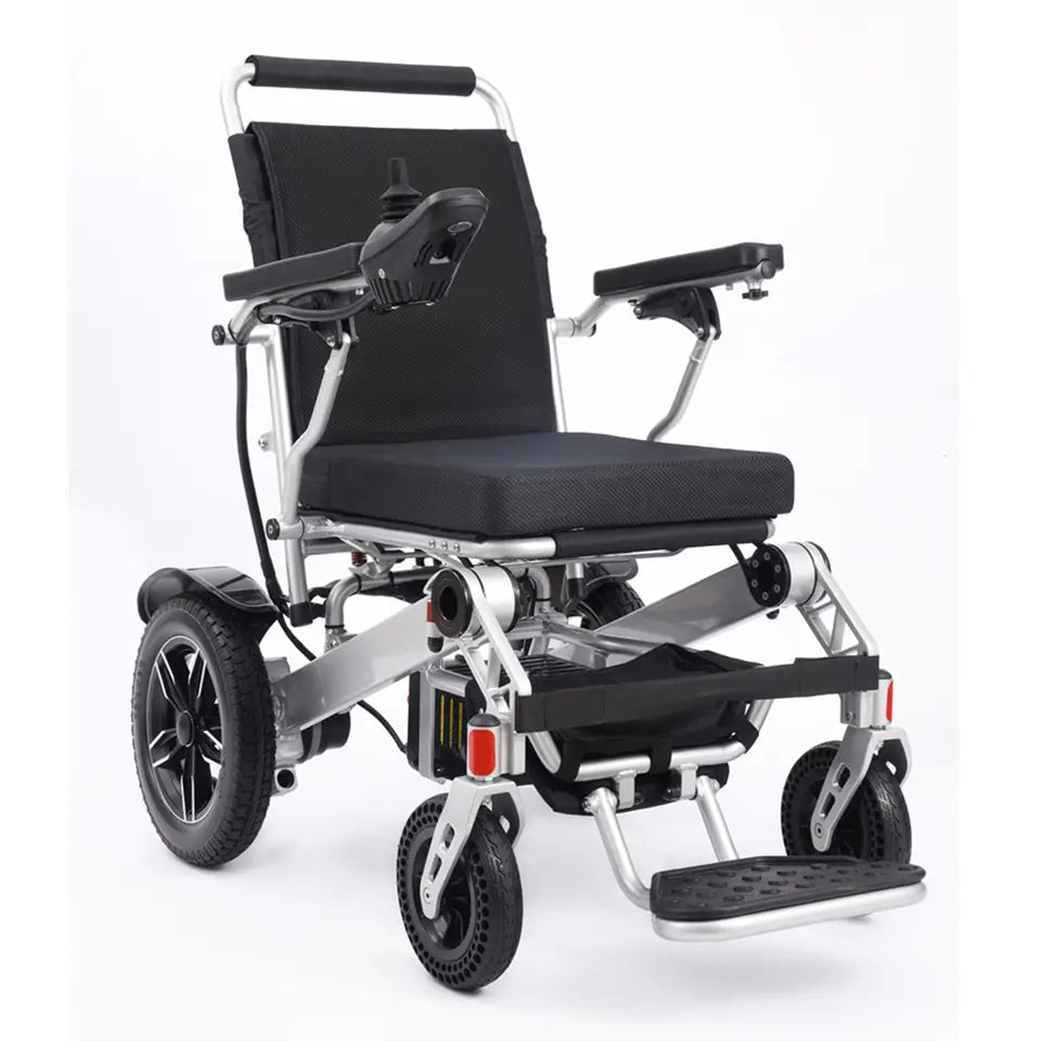 EZYCHAIR EG-810ER Portable/Foldable Electric Aluminum Wheelchair (7669093499041)