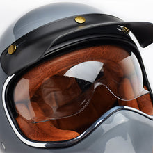 Load image into Gallery viewer, RIDEREADY Retro Motorcycle Helmet Visor Brims with 3 Snap-Buttons (7673278070945)
