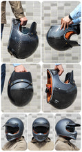 Load image into Gallery viewer, RIDEREADY Retro Motorcycle Helmet Visor Brims with 3 Snap-Buttons (7673278070945)
