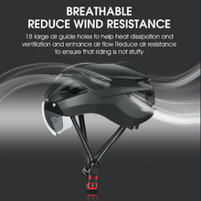 Load image into Gallery viewer, Usb Recharge Bicycle Helmet Cool Safety Adjustable for Adult (7672288936097)
