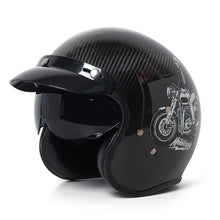 Load image into Gallery viewer, RIDEREADY Professional Manufacturer Carbon Fiber Motorcycle Helmet (7675780595873)
