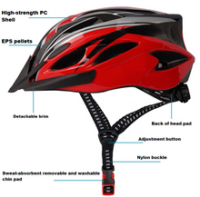 Load image into Gallery viewer, Bike Helmet Integrally-mold Cycling Helmet Cycling Sports Cap (7671961190561)
