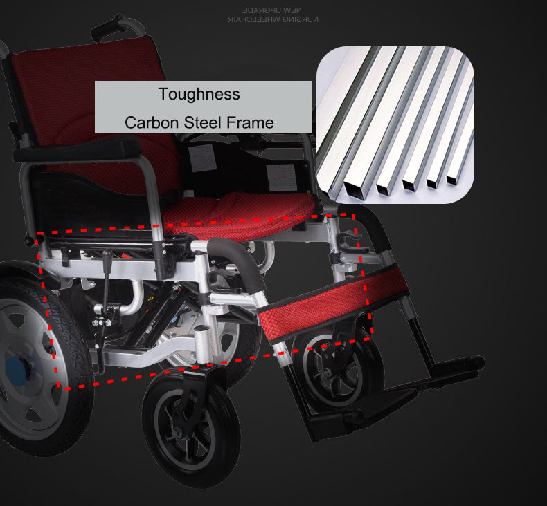 EZYCHAIR Homecare Electric Folding Wheelchair Power Chair Electric Wheelchair Mobility (7676043526305)