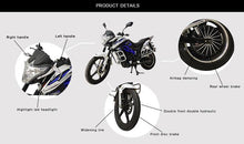 Load image into Gallery viewer, MOTOFLOW AS1 LED Electric Motorcycle (7668829028513)
