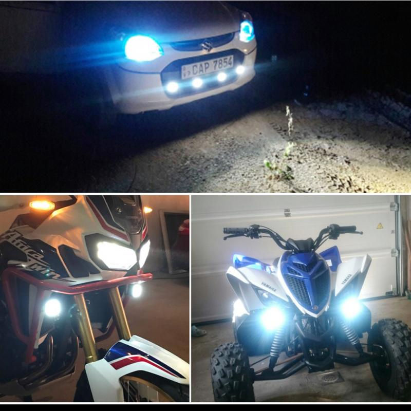 TOURATECH Universal Motorcycle LED Headlight Bulbs White Lamp Motorbike (7670927589537)