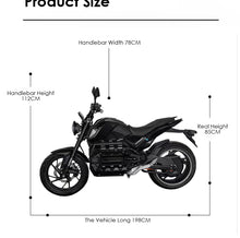 Load image into Gallery viewer, MOTOFLOW AS1 FR-M9 72v 5000w - 8000w Electric Motorcycle (7668872773793)
