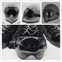 Load image into Gallery viewer, RIDEREADY Custom Visor/Goggles For Cool Retro Motorcycle Helmets (7675486273697)
