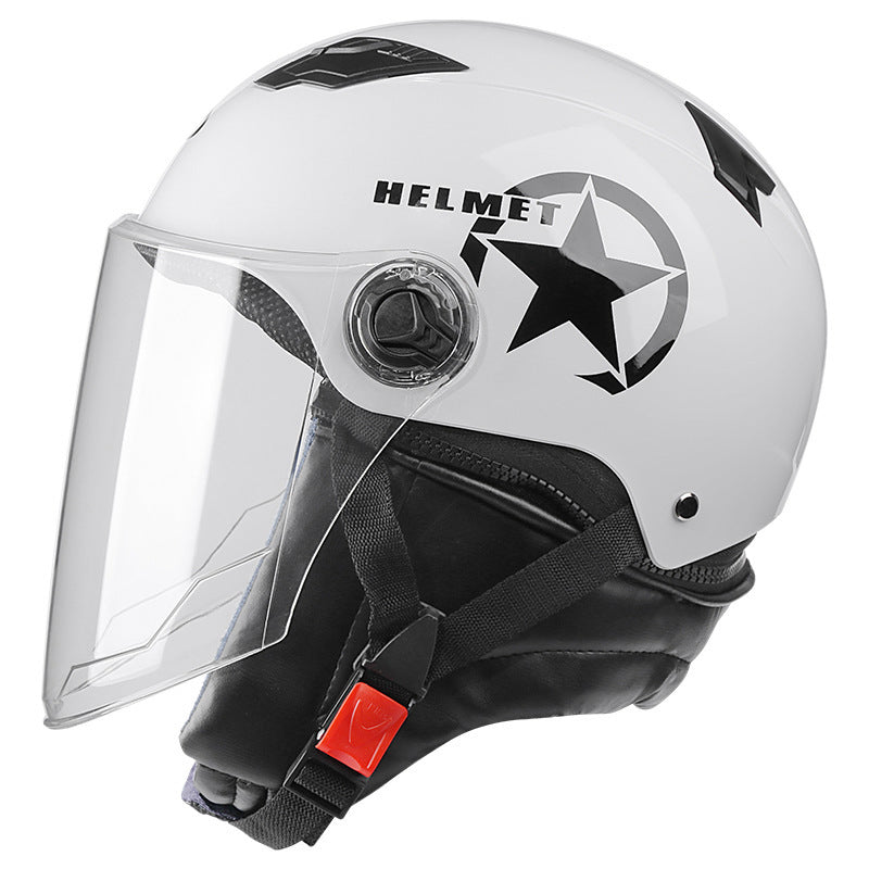 RIDEREADY  Motorcycle High Quality Flip Up Helmet Abs Half Face Motorcycle (7675484471457)