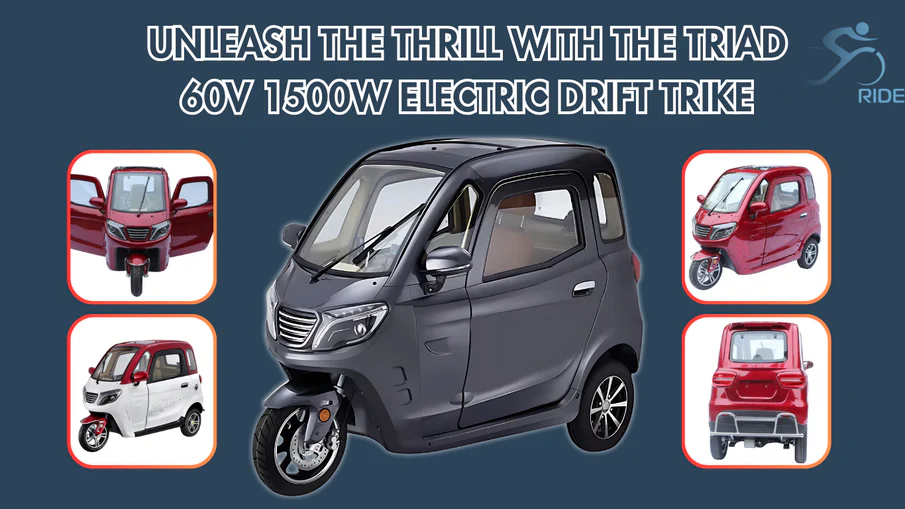 Unleash the Thrill with the TRIAD 60V 1500W Electric Drift Trike