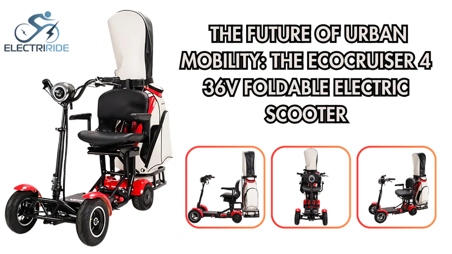 Unleashing the Future of Urban Mobility: The ECOCRUISER 4 36V Foldable Electric Scooter