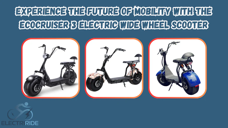 Experience the Future of Mobility with the ECOCRUISER 3 1500-2000W Electric Wide Wheel Scooter